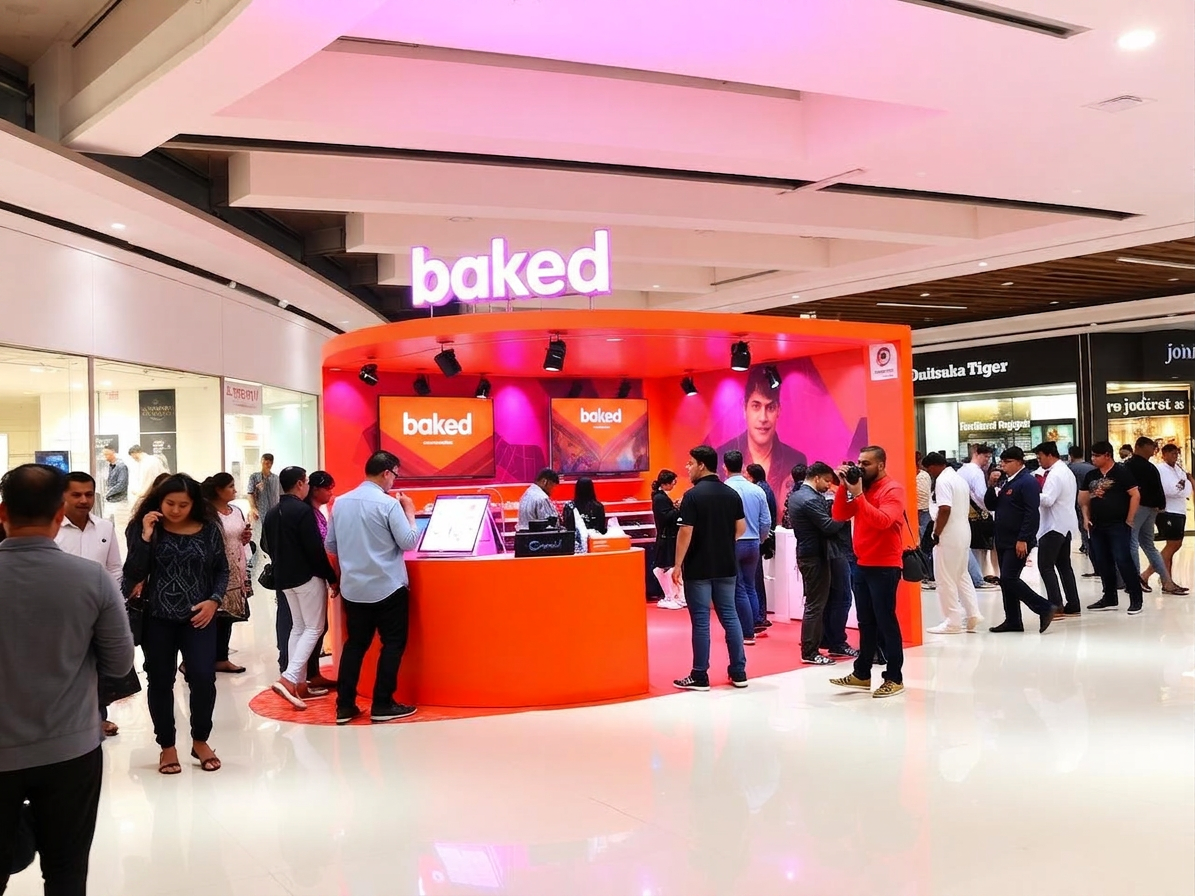 OTL pop-up brand activation in a Bengaluru mall