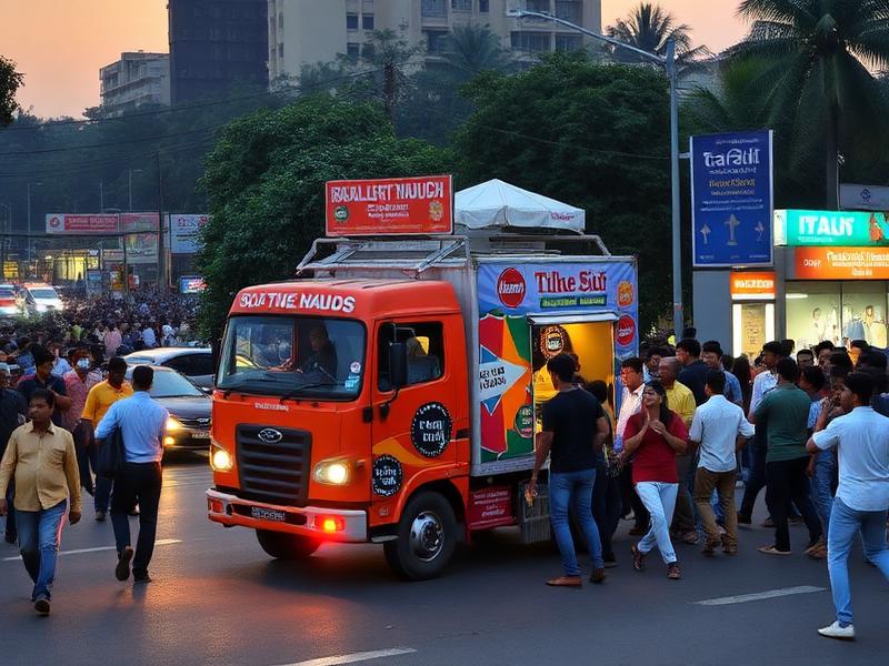 OTL road show contact programme on a Bengaluru street